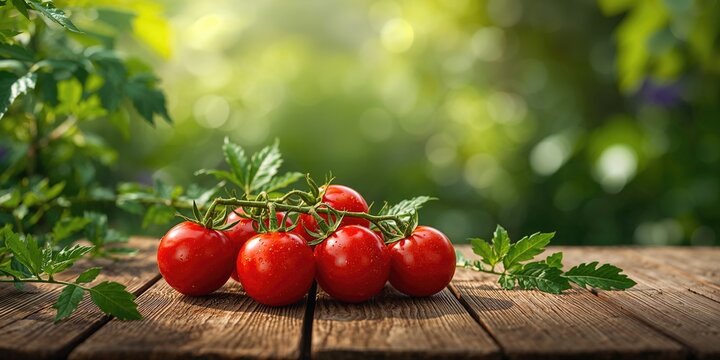 Homegrown cherry tomatoes, highlighting plant cultivation and harvest process