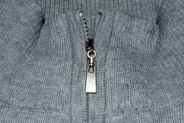 Cremallera de cuello de jersey