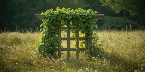 Naklejka premium Bushkiller climbing weed used in traditional medicine, growth habit and herbal application