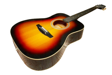 Classic guitar in PNG isolated on transparent background