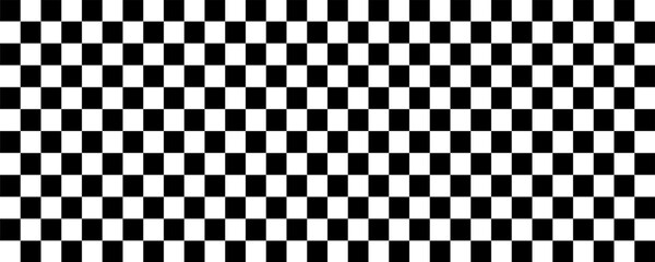 Fototapeta premium Race flag. Speed flag design. Car rally competition. Black and white squares pattern. Vector illustration