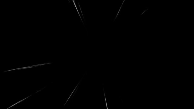 magic speed lines comic motion on black screen background. Velocity lines moving fast, dynamic high speed lines, Manga background, flash action visualization, Superhero action. 4k video