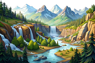 Krimml Waterfalls descend through forested Alpine slopes in three giant tiers, making them the tallest and one of the most awe-inspiring natural cascades in Austria © Evan