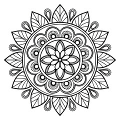 abstract floral design