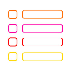 buttons for web vector