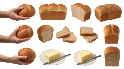 Delicious Bread Varieties and Butter