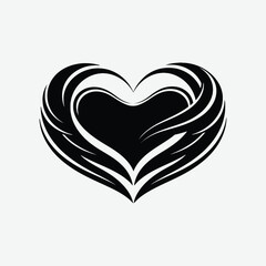 Discover a beautiful Valentine&rsquo;s Day heart background vector illustration featuring a stylish love logo design. Perfect for romantic artwork, greeting cards, projects, and digital branding.