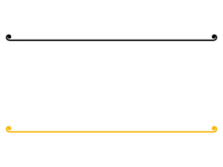 Elegant black and gold classic line accents &ndash; Timeless black and gold classic line flourishes designed to enrich luxury publications, artistic layouts, and elegant decorative accents