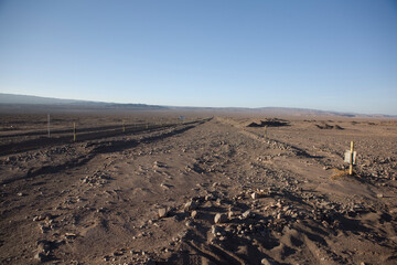 Chile's Atacama Desert on a cloudy summer day