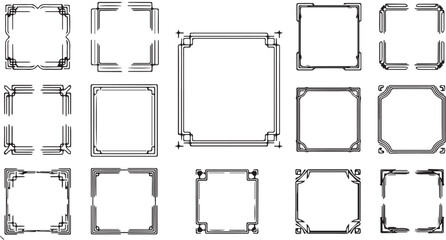 Industrial Deco Frames: Precision-Crafted Corners for Modern & Vintage Design