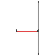 3D rendering illustration of a panic push bar