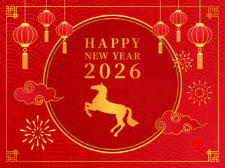 春節 new year 新年 バナー 背景