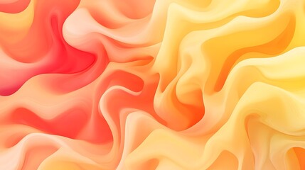 A seamless gradient flowing from pale yellow to warm coral, evoking a bright and cheerful vibe