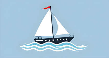 sailing boat symbol, sailboat icon outline, yacht sailing vector, boat ocean icon, sea sailing illustration, nautical transport vector, sailboat wave icon, marine boat illustration, sailing ship vecto