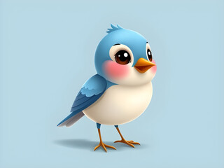 bluebirdart, cartoonwildlife, cutecreatureart, animalmascotart, kidsillustrationart, babycartoonart, smilingbirdart, happyanimalart, flyingbirdart, featheredart, naturevectorart, wildlifevectorart, sp