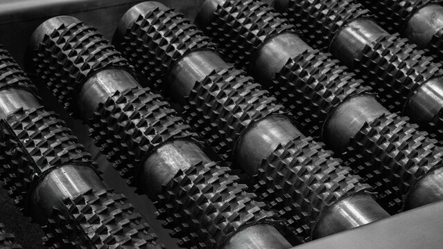 Crossing of the roller conveyor, Production line conveyor roller transportation objects