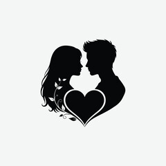 Discover a beautiful collection of high-quality Valentine Silhouette designs perfect for print, digital projects, cards, crafting, and creative artwork.