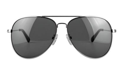  Isolated Pair of Classic Aviator Sunglasses Transparent Background PNG