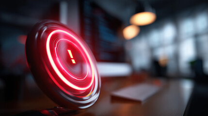 Scam alert software warning fraud display cyber security interface hacker detection notification cyber attack computer network virus spyware protection defocused digital scree