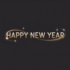 Happy New Year wishes greeting card social media banner design template