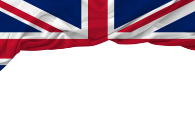 united kingdom flag Draped and Folded Fabric