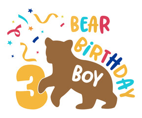 Happy 3rd birthday, little bear!