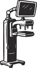 Medical Mammogram Machine Illustration