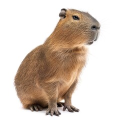 Gentle Capybara by Water