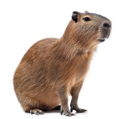 Gentle Capybara by Water