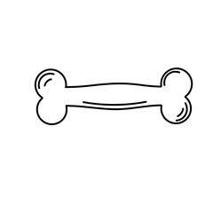 dog bone vector illustration,A black and white outline drawing of a classic dog bone shape, used as a toy or treat, ideal for veterinary or pet-related themes.
Keywords: bone, dog, outline, toy, treat