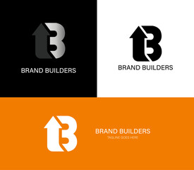 Sleek, professional letter B logo template. Ideal for banking, security, consulting, or beauty brands. Clean, scalable vector graphic suitable for any business.