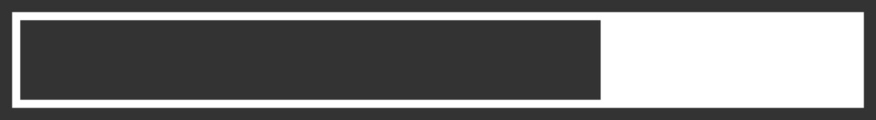 Obraz premium Flat Dark Mode Progress Bar with Fill