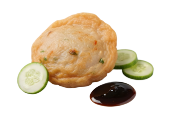 Authentic Indonesian Pempek with Sweet and Sour Cuko Sauce