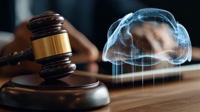 Lawyer using tablet to access encrypted legal briefs from cloud storage emphasizing seamless digital management and realtime editing.