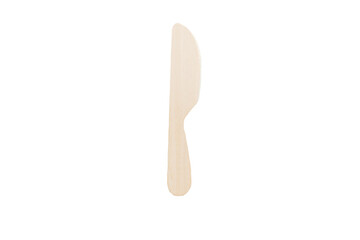 Wooden Toy Knife Isolated on White