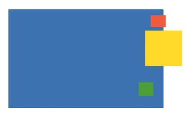 set of colorful paper tags