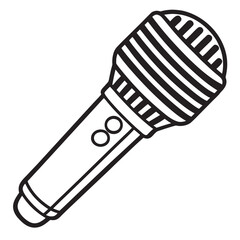 Microphone Vector Icon Illustration