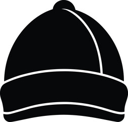 Winter Beanie Hat Silhouette