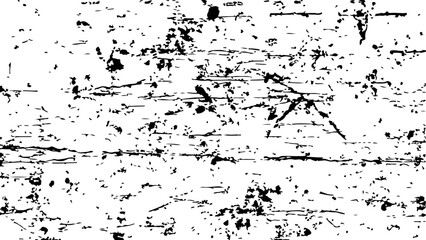 Fototapeta premium Distressed white wooden surface with black marks and scratches