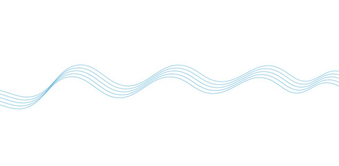 abstract wave blue lines 
