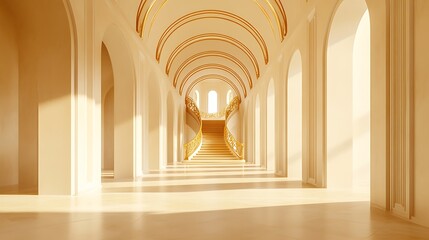 Ancient stone arches and columns highlight the stunning interior architecture of this old religious building