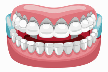 Fototapeta premium Dental tools and models for oral health and hygiene care