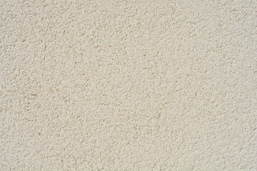 Fototapeta premium A close-up detail of a light-colored, rough facade texture