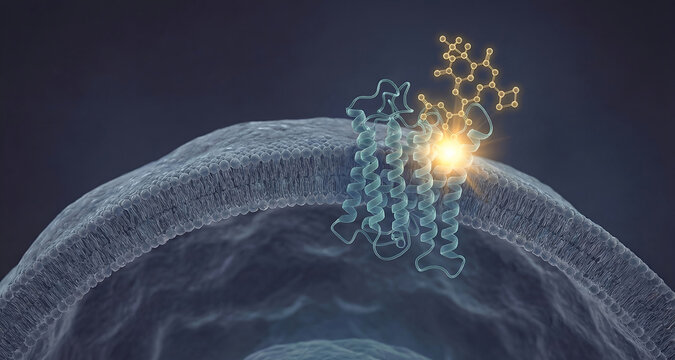 Molecular Mechanism of Octreotide Binding to SSTR2 Receptor: 3D Visualization of Ligand-GPCR Interaction on Cell Membrane