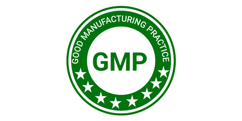 GMP Certified Badge – Good Manufacturing Practice Quality Assurance Seal for Products