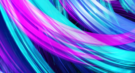 Glossy, shiny swirl abstract background with smooth curves and flowing motion, featuring minimalistic design 3D Rendering 