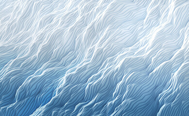 Abstract stripes in form of waves,  wavy wallpaper background 3D rendering