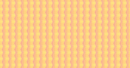 Wavy Patterns in Soft Peach and Yellow