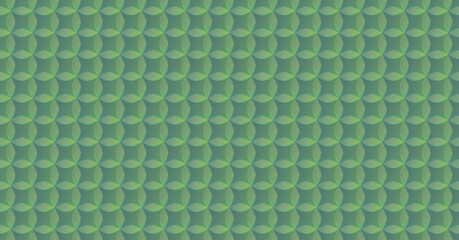 Abstract Green Geometric Pattern Background