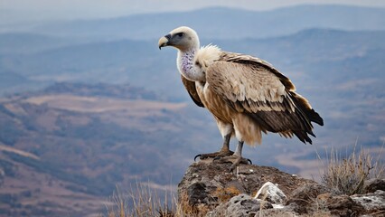 vulture in flight